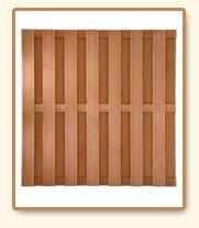 Square fence, tropical hardwood product from Kayu Merapi Internusa
